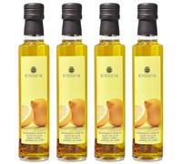 La Chinata Condimento de Aceite de Oliva Virgen Extra con Limón Natural - Aroma Cítrico y Fresco - Ideal para Pescados, Ensaladas y Verduras - 250 ml (Pack de 4)