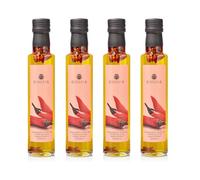 La Chinata Aceite Oliva Virgen Extra Guindilla - 250 ml (250 ml (Paquete de 4), 1000, mililitro)