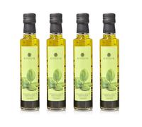 La Chinata Condimentos de Aceite de Oliva Virgen Extra Albahaca (Pack de 4)