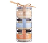 La Chinata - Pack de 3 Cremas de Queso (3 x 120 g) - Con Aceite de Oliva Virgen Extra - Botes de Cristal - Estuche Regalo