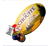 La Chouffe - Placa esmaltada vintage con insignia metálica para coleccionista, decoración de pared retro