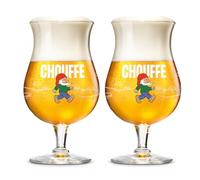 La Chouffe Vasos de cerveza de 250 ml, 2 unidades