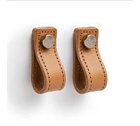 LA CHUECA POLO Tirador Manija de Cuero Para Mueble Pespunte Piel Argentina - Original (2, SMALL)