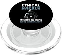 La ciberseguridad de un hacker ético no puede arreglar estúpido, puede cobrar PopSockets PopGrip para MagSafe