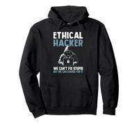 La ciberseguridad de un Hacker ético no Puede Arreglar una Broma sarcástica estúpida Sudadera con Capucha