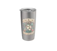 La ciencia científica de la rana es mi poder Swamperpower Vaso térmico de acero inoxidable de doble pared