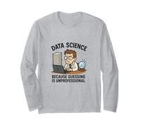 La Ciencia de Datos adivinar es un científico de Datos Divertido Poco Profesional Manga Larga