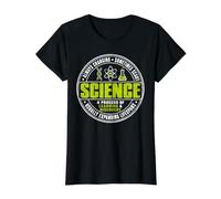 La Ciencia Divertida Siempre Cambia a Veces aterradora Camiseta gráfica económica, Mujer, Negro, M