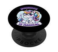 La Ciencia es mágica Vibraciones de Unicornio PopSockets PopGrip Adhesivo