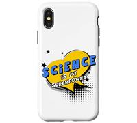 La Ciencia es mi Superpoder - Estilo de cómic Mujeres Hombres Niños Carcasa para iPhone X/XS