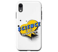 La Ciencia es mi Superpoder - Estilo de cómic Mujeres Hombres Niños Carcasa para iPhone XR