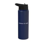 La ciencia es real. Stainless Steel Insulated Water Bottle