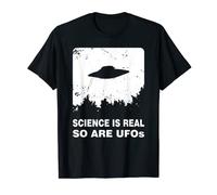 La ciencia es real y también lo son los ovnis - Funny Halloween Aliens OVNI Camiseta