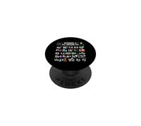 La Ciencia está a Nuestro Alrededor ABC Tabla periódica Química PopSockets PopGrip Adhesivo