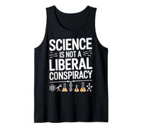 La Ciencia no es una conspiración Liberal Cita Divertida Camiseta sin Mangas
