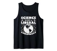 La Ciencia no es una conspiración Liberal - Funny Science Politics Camiseta sin Mangas