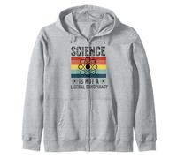 La Ciencia no es una conspiración Liberal Político Retro Vintage Sudadera con Capucha
