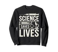 La Ciencia Salva Vidas Biología Química Científico Salud Sudadera