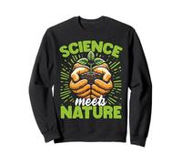 La ciencia se encuentra con la naturaleza Botánica Plantas de jardinería Sudadera