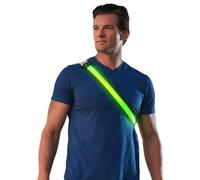 La cinturón reflectante a LED recargable mediante USB - Mejor Equipo de seguridad de alta visibilidad en Amazon para Correre, andar y hacer del bicicleta - apto para le Mujeres, hombres y niños - Ideal para la moto, la policía y I Militares - Totalmente ajustable, cómodo y ligero - más seguro que cualquier Chaleco Reflectante - Verde, Rojo & Azul - Garantía de rimborso 100%, Verde