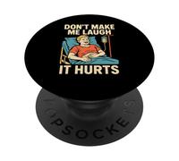 La cirugía del apéndice no me Hagas reír, Duele al Paciente Masculino PopSockets PopGrip Adhesivo