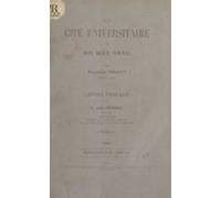 La Cité Universitaire Et Son Rôle Social (ebook)