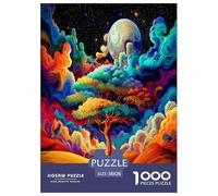 La Ciudad bajo el relámpago Puzzle 1000 Piezas, Moderno DIY, Entretenimiento Creativo para Todos Mayores De 12 Años Rompecabezas Familiar-Decoración del Hogar, 38x26cm/1000pcs