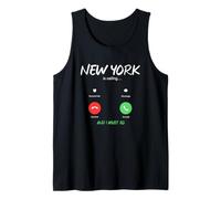 La Ciudad de Nueva York está Llamando y Debo IR de Viaje Camiseta sin Mangas