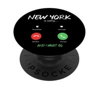 La Ciudad de Nueva York está Llamando y Debo IR de Viaje PopSockets PopGrip Adhesivo