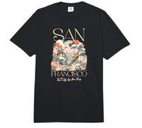 La Ciudad de San Francisco Junto al Horizonte de la bahía Golden G Bridge Comfort Colors Adult Heavyweight T-Shirt
