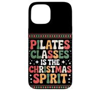 La clase de Pilates es el espíritu navideño Navidad Carcasa para iPhone 15