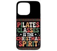La clase de Pilates es el espíritu navideño Navidad Carcasa para iPhone 15 Pro Max