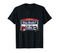 La Clase Stay Awake Tiene un diseño de cafeína para Maestros de café Camiseta