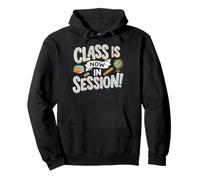 La Clase ya está en sesión Maestro de Regreso a Clases Sudadera con Capucha