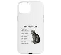 La clasificación de taxonomía del Gato de la casa Carcasa para iPhone 15 Plus