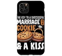 La clave para un matrimonio exitoso es una galleta y un beso Carcasa para iPhone 11 Pro Max
