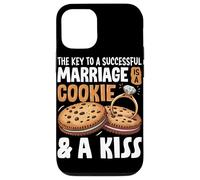 La clave para un matrimonio exitoso es una galleta y un beso Carcasa para iPhone 12/12 Pro