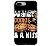 La clave para un matrimonio exitoso es una galleta y un beso Carcasa para iPhone 7 Plus/8 Plus