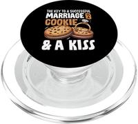 La clave para un matrimonio exitoso es una galleta y un beso PopSockets PopGrip para MagSafe