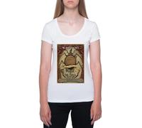 La Colina: Un Invitado para El Sr Araña Camiseta De Manga Corta Blanca con Cuello Redondo para Mujer T-Shirt Short Sleeve White Crewneck tee For Women