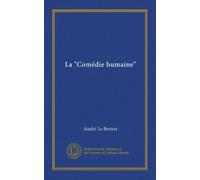 La "Comédie humaine" (Vol-1)
