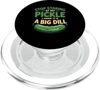 La Comida Deja de Mirar mi pepinillo Sé Que es un Gran eneldo Adulto PopSockets PopGrip para MagSafe