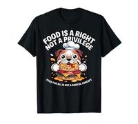 La Comida es un Derecho, no un privilegio Bulldog Burger Food Justice Camiseta