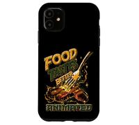 La comida sabe mejor Animado Divertido Anime Comida Filete Meme Carcasa para iPhone 11