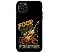 La comida sabe mejor Animado Divertido Anime Comida Filete Meme Carcasa para iPhone 11 Pro Max