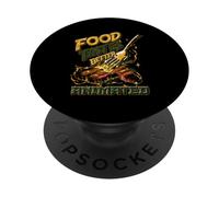 La comida sabe mejor Animado Divertido Anime Comida Filete Meme PopSockets PopGrip Adhesivo