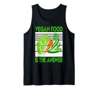 La Comida Vegana Es La Respuesta para Tu Salud Camiseta sin Mangas