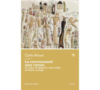 La communauté sans roman. G. Lukács, W. Benjamin: épos, oralité, chronique, montage (Samsa. Écriture pour le destituant)