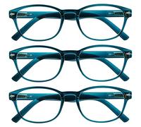 La Compañía Gafas De Lectura Azul Del Mar Lectores Valor Pack 3 Mujeres Hombres RRR76-333 +2,00
