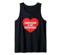 La compasión es mi superpoder. Cita de enfermera. Camiseta sin Mangas